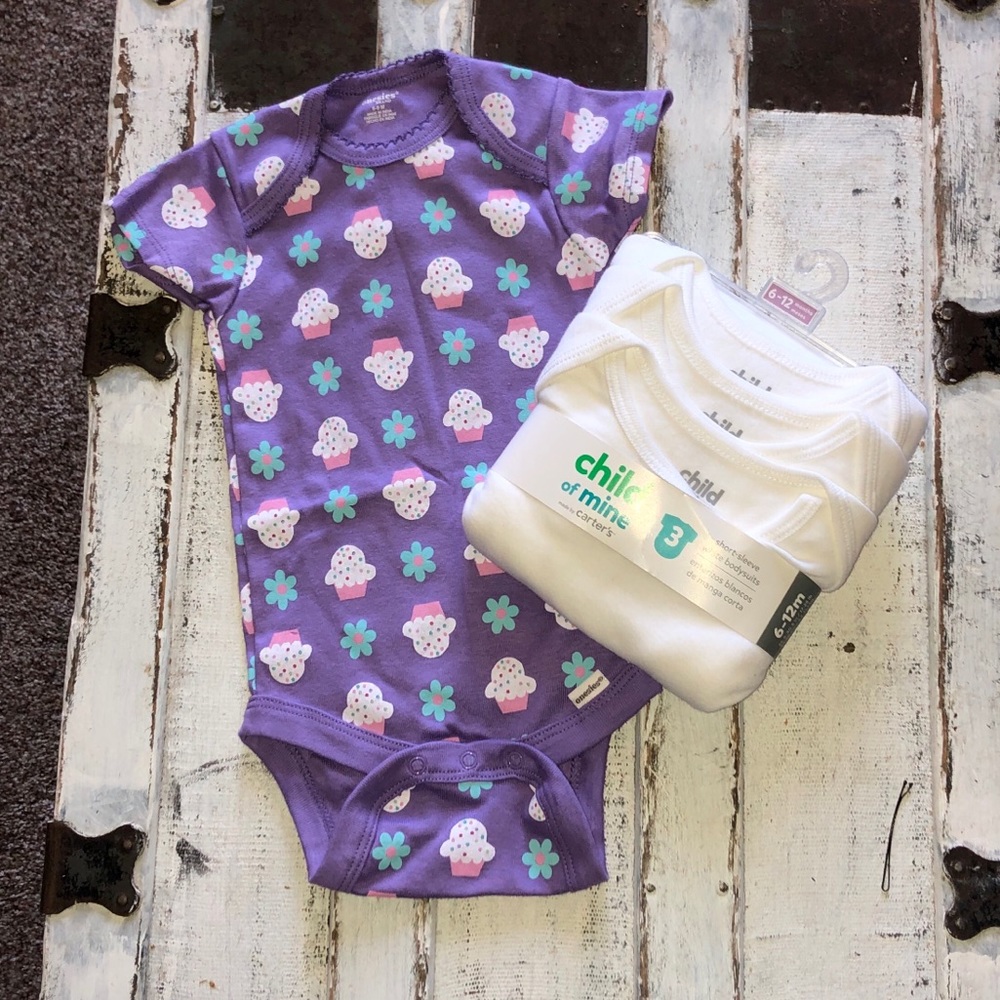 NWT Child of Mine by Carter’s Onesie Bundle: 6-9m